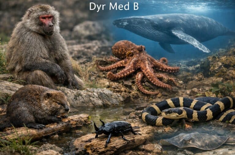 dyr med b