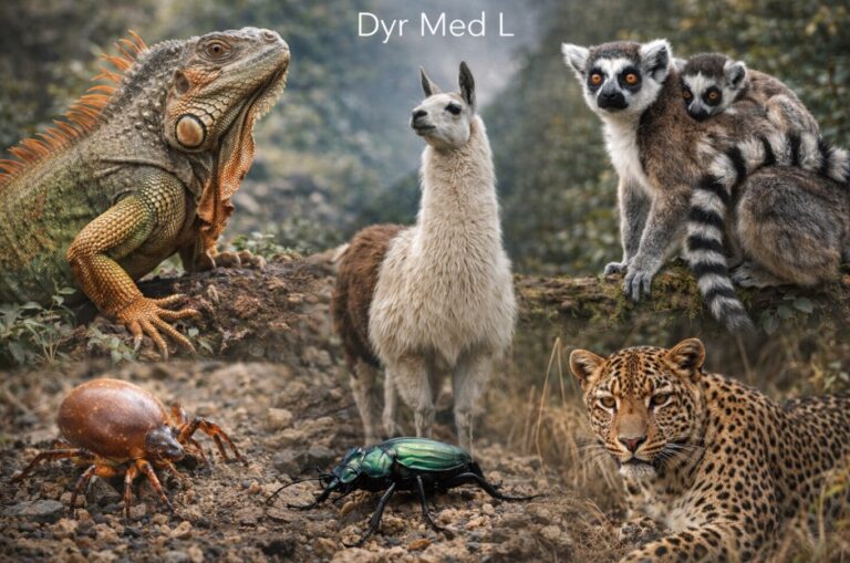 dyr med L