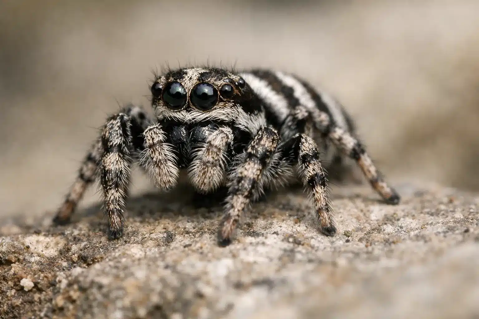 Edderkopper i Danmark 5 Almindelig zebraedderkop