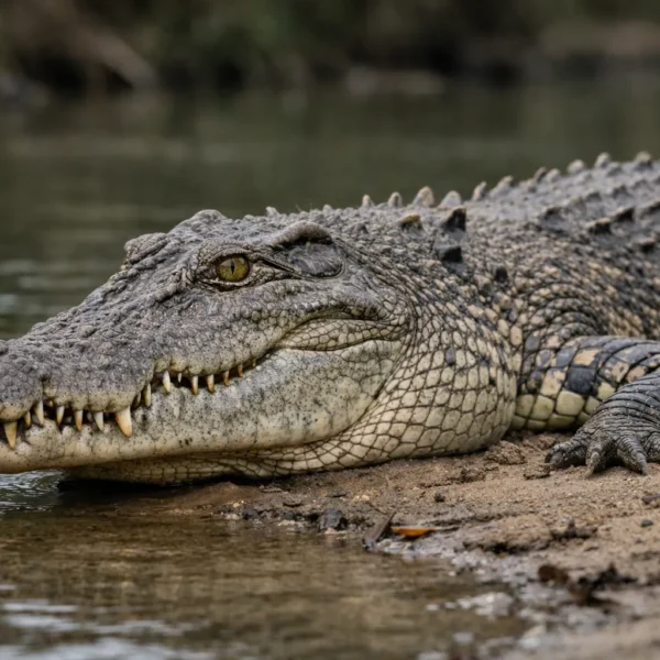 Deltakrokodille - Saltvandskrokodille