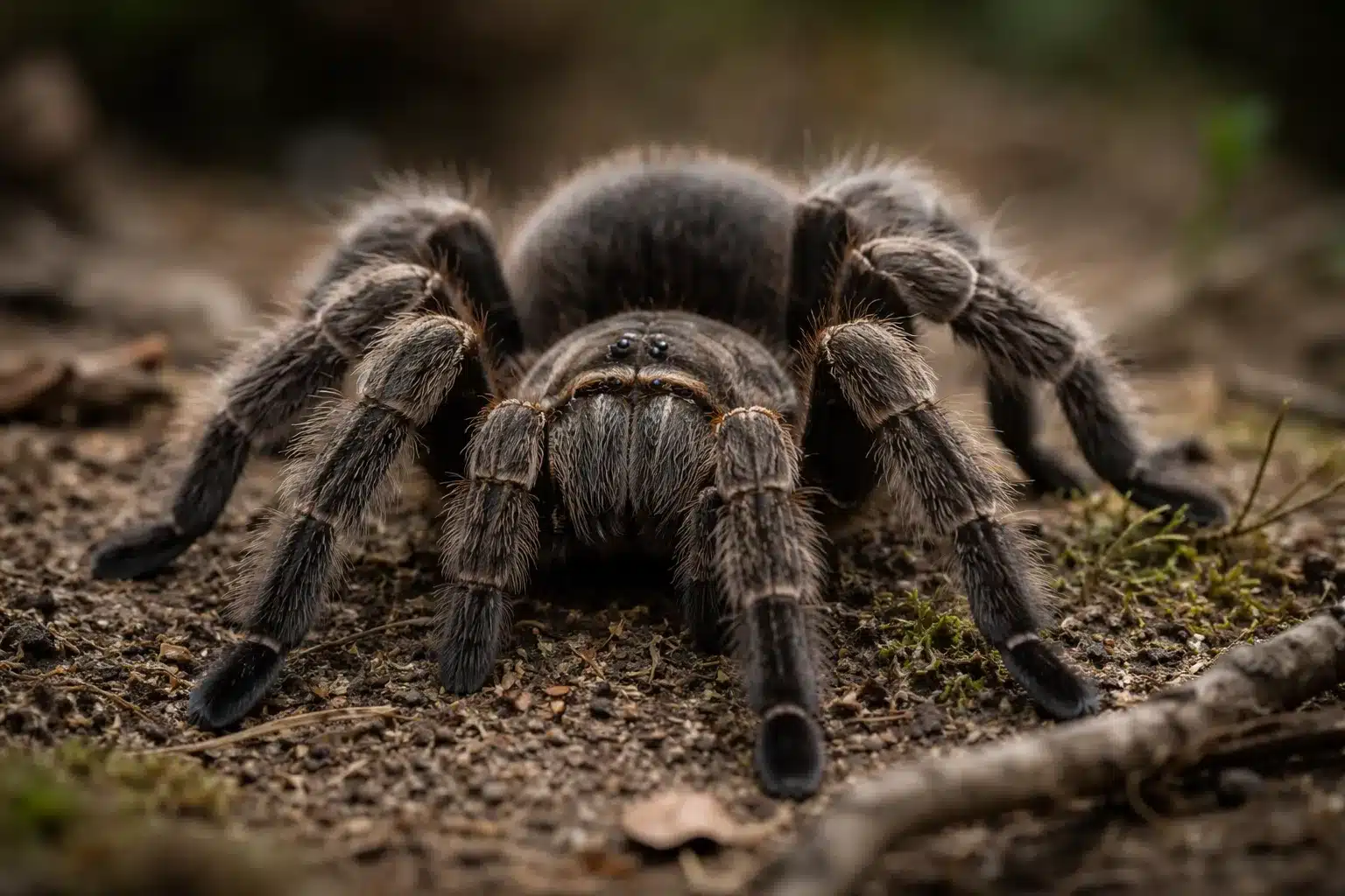 Verdens største edderkop - Se de 10 største her 6 Grammostola anthracina