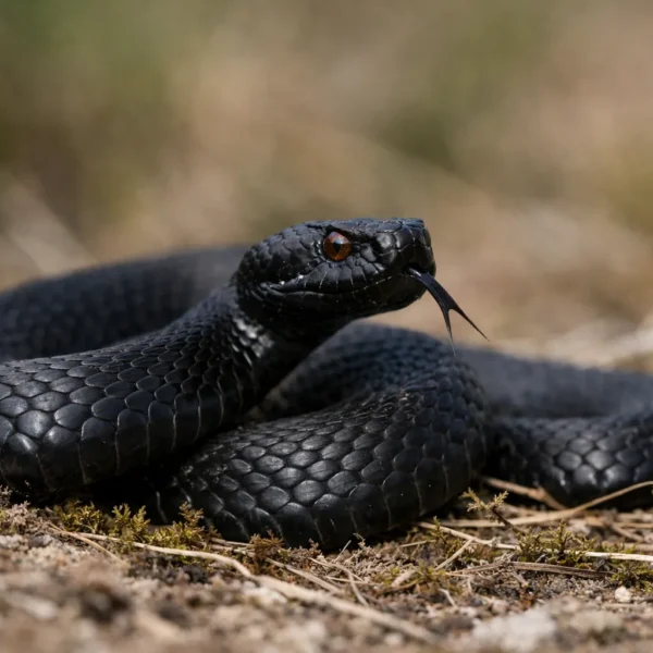 Reptilia 4 Hugorm - Sort hugorm