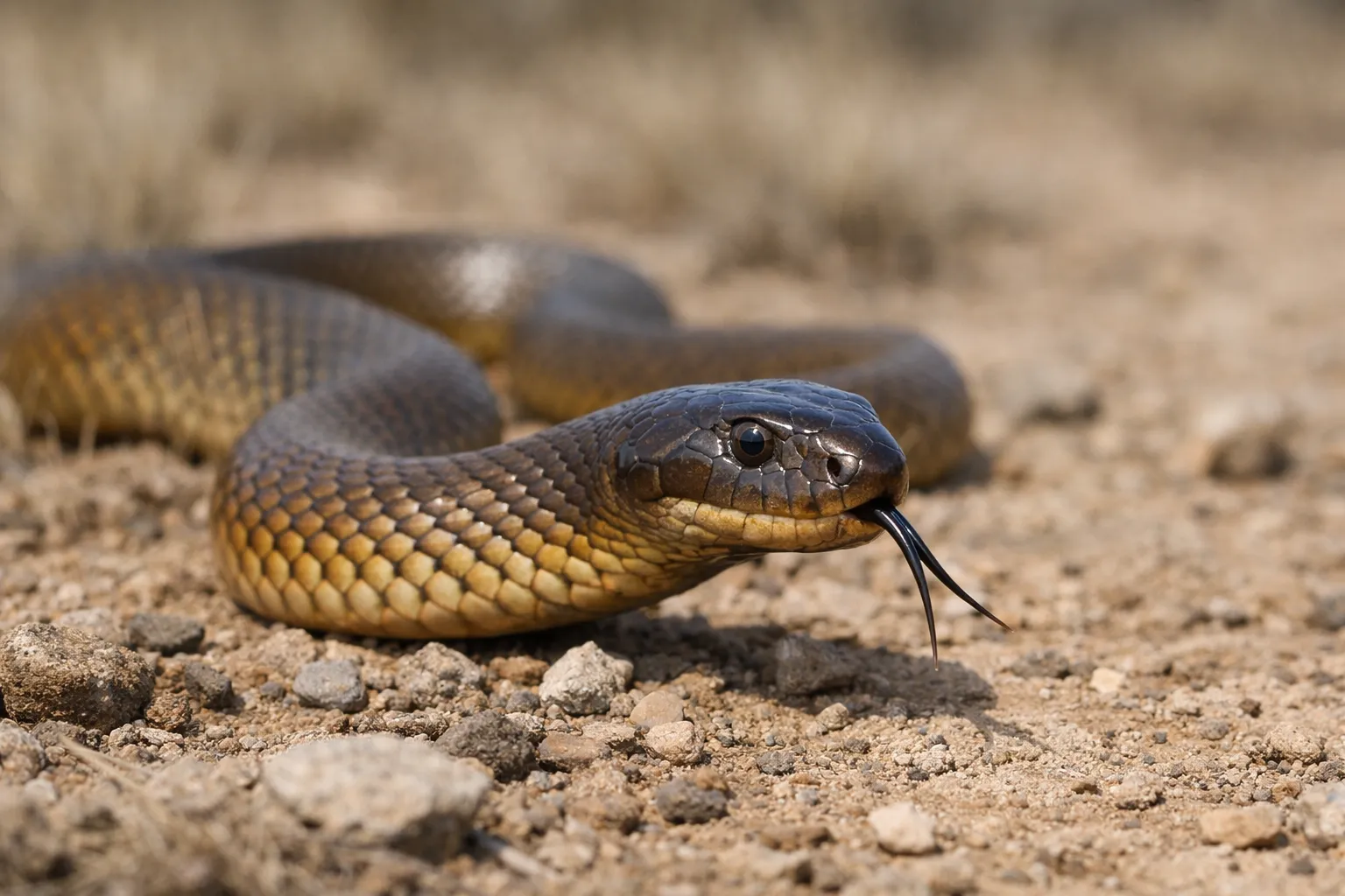 Reptilia 12 Indlandstaipan (Oxyuranus microlepidotus)
