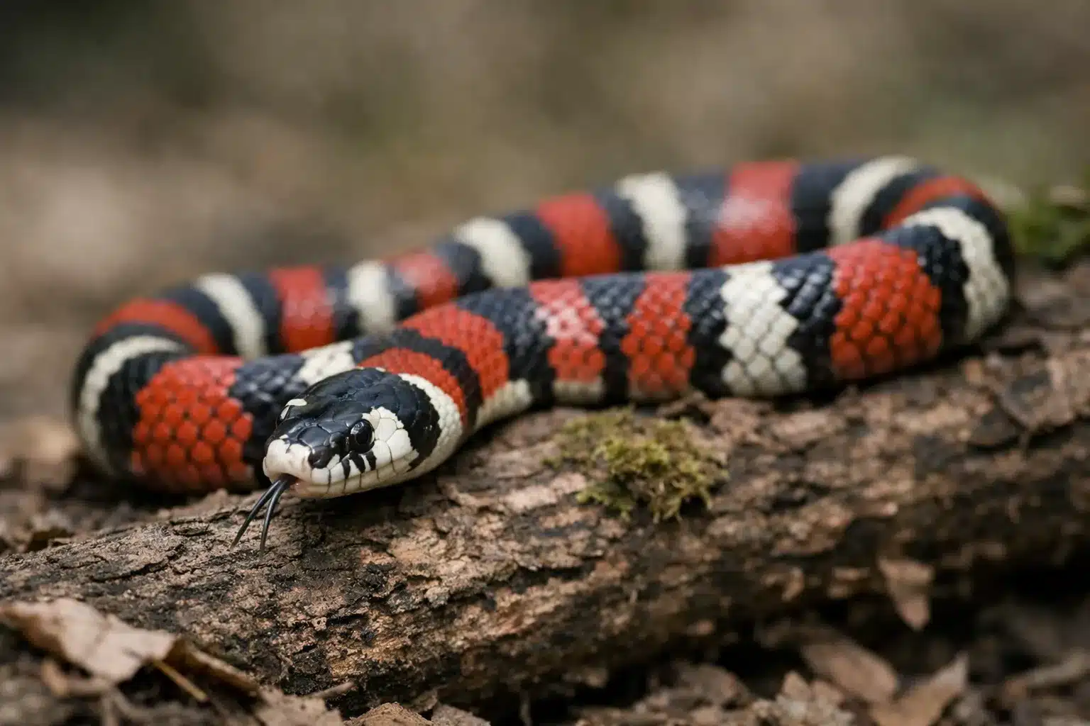 Reptilia 16 Mælkesnog (Lampropeltis triangulum)