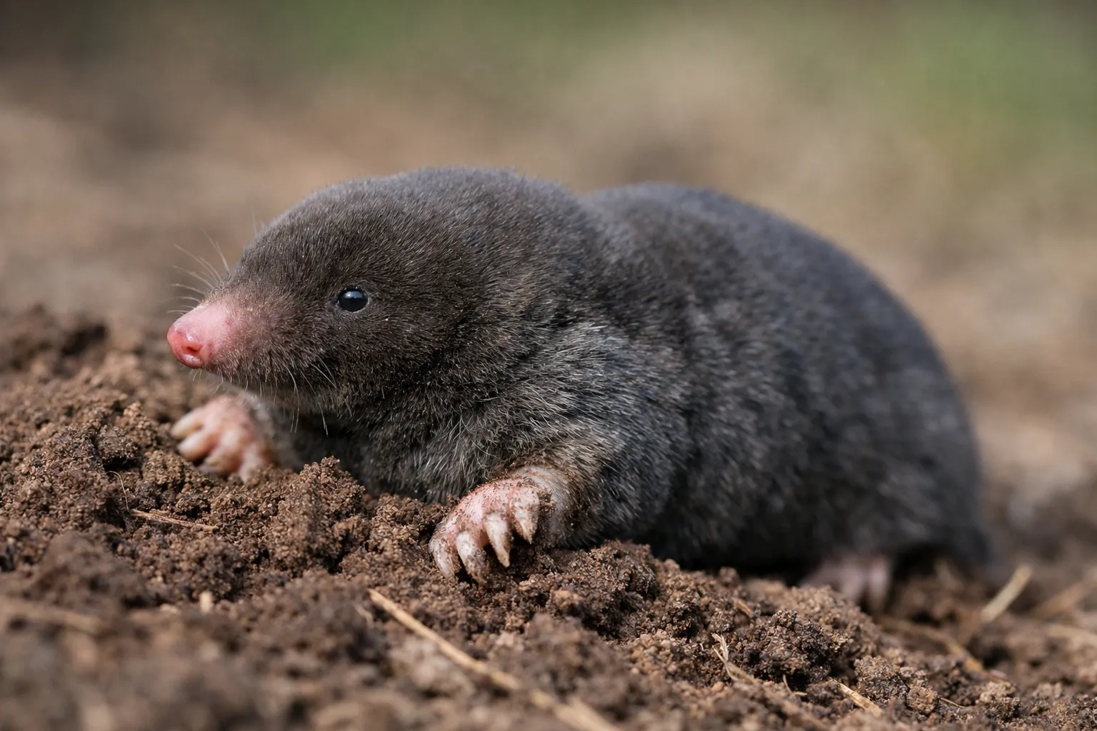 Muldvarp (Talpa europaea) - Viden & bekæmpelse af muldvarpe 2 Muldvarp