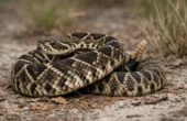 Østlig Diamant Klapperslange (Crotalus adamanteus)