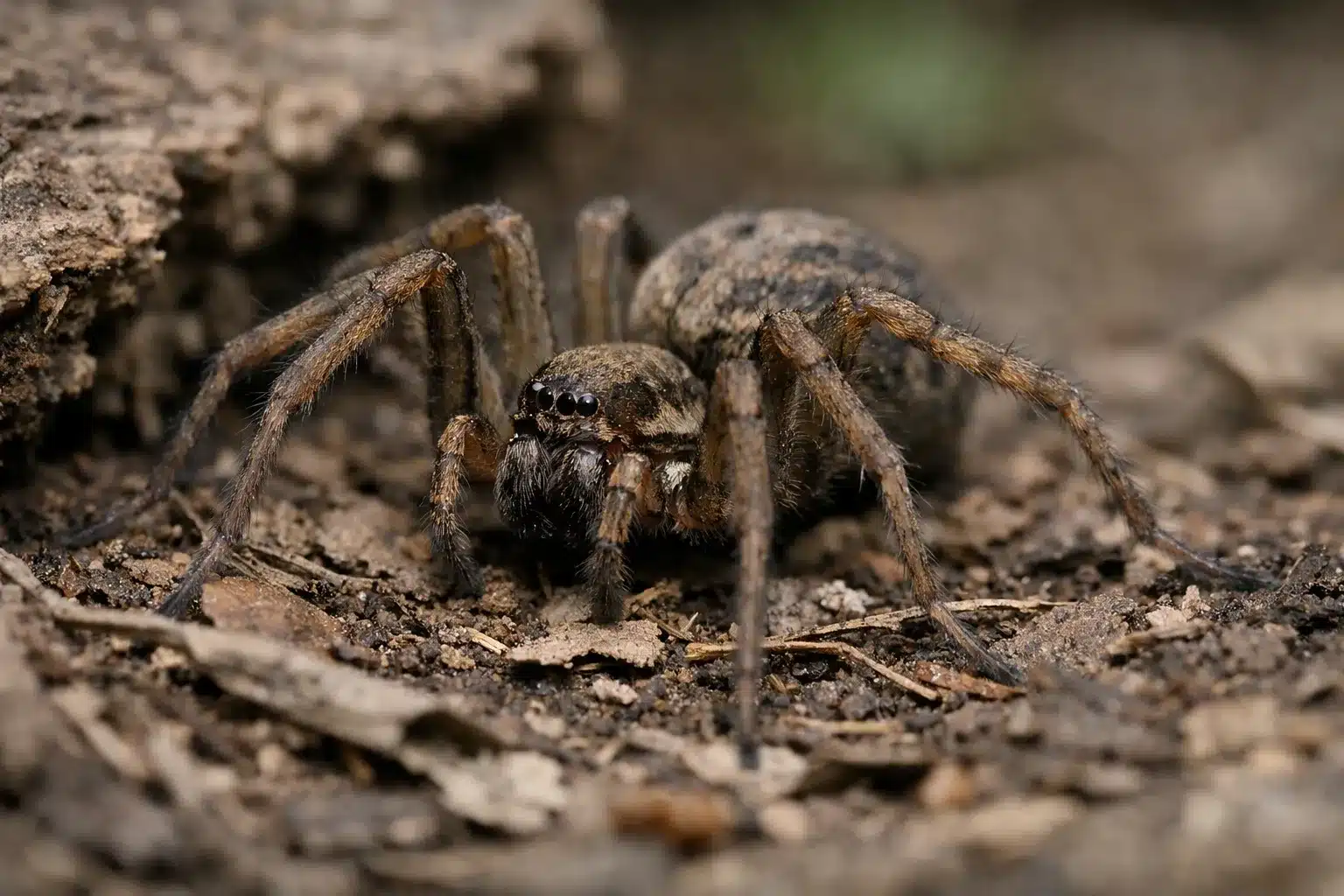 Giftige edderkopper i Danmark - De 12 der kan bide 10 Ruderat-husedderkop (Eratigena agrestis)