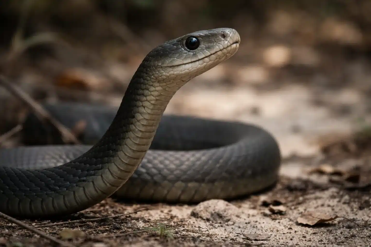 Reptilia 18 Sort mamba (Dendroaspis polylepis)