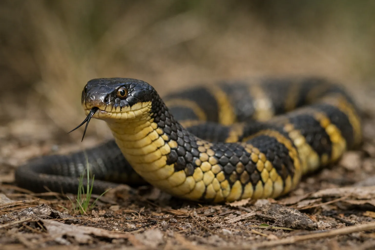 Verdens giftigste slanger 6 Tigerslange (Notechis scutatus)