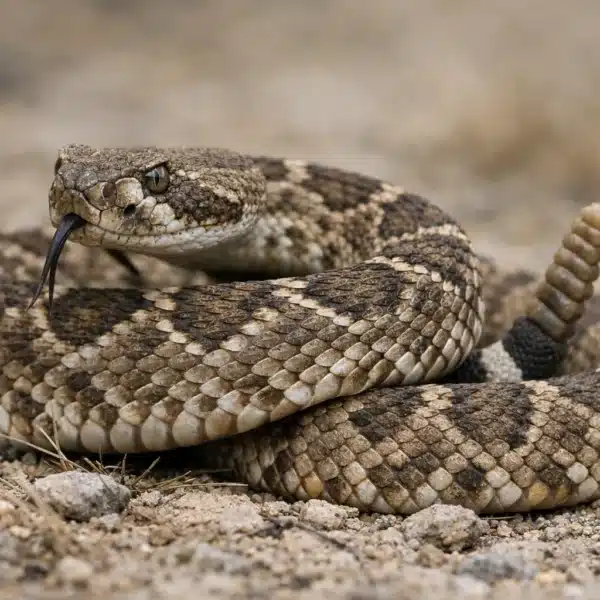 Vestlig Diamant Klapperslange (Crotalus atrox)