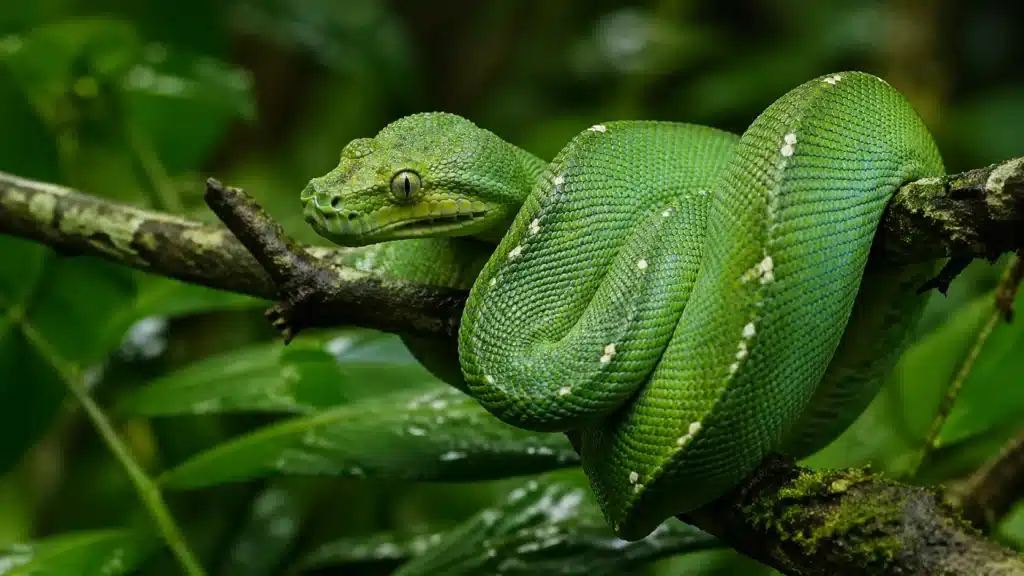 Amazon træboa, Amazon tree boa (Corallus hortulanus) 2 Amazon traeboa Amazon tree boaCorallus hortulanus