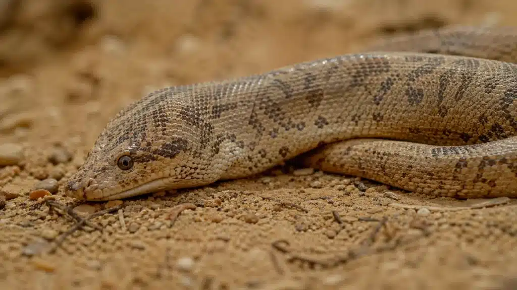 Kenyansk sandboa, Kenyan sand boa (Eryx colubrinus) 2 Kenyansk sandboa Kenyan sand boaEryx colubrinus