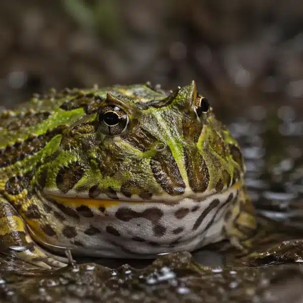 Pacman frog (Ceratophrys ornata)